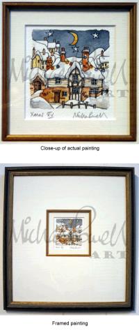 'Xmas 15' original watercolour - Click for larger image