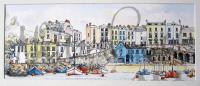 'Tenby Harbour II' Original Art - Click for larger image