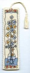 Flowers in Glass Vase Bookmark