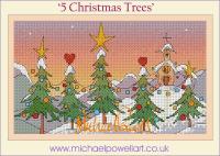 Five Christmas Trees chart pack - Click for larger image