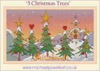 Five Christmas Trees chart pack - Click for larger image