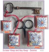 Scissor Keep + Key Keep - Daisies - Click for larger image