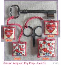 Scissor Keep + Key Keep - Hearts - Click for larger image